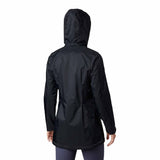 Columbia Switchback Lined Long manteau long doublé pour femme - Noir