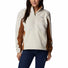 Columbia Trek™ Hybrid Sherpa Half Zip chandail pour femme - Chalk / Camel Brown