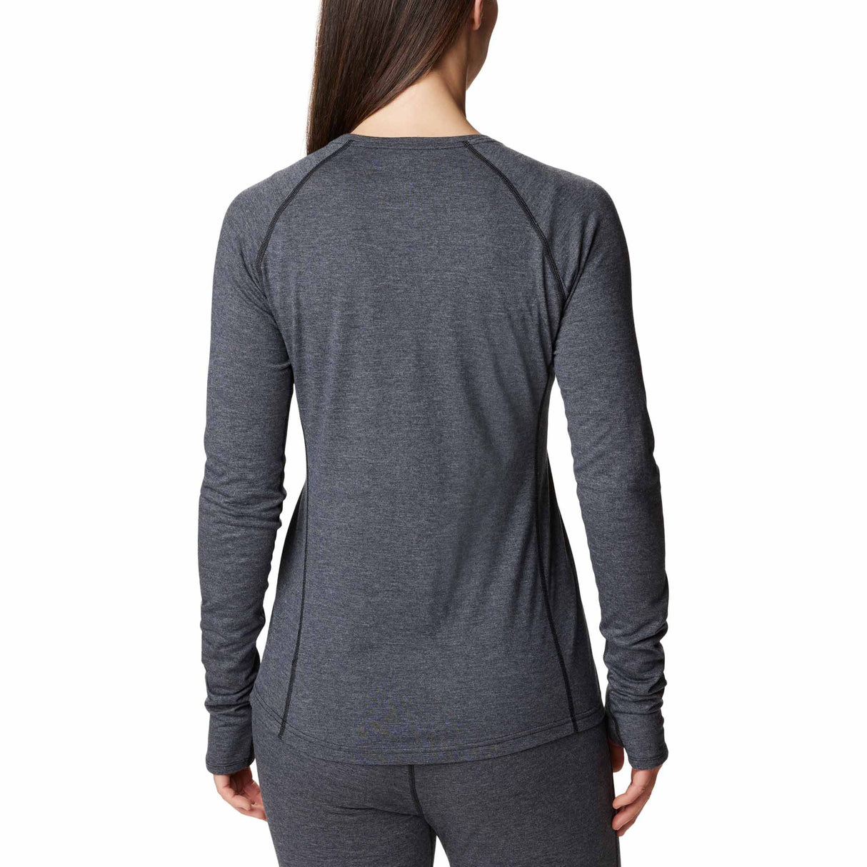 Columbia Tunnel Springs Wool Crew haut à manches longues pour femme - Noir