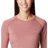 Columbia Tunnel Springs Wool Crew haut à manches longues pour femme - Betterave