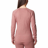 Columbia Tunnel Springs Wool Crew haut à manches longues pour femme - Betterave