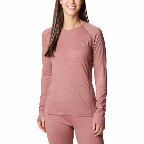 Columbia Tunnel Springs Wool Crew haut à manches longues pour femme - Betterave