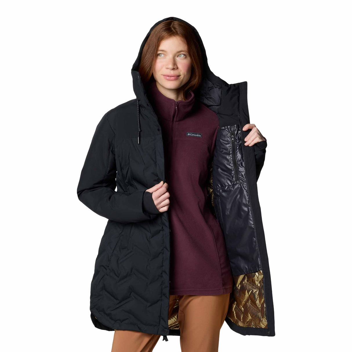 Columbia Women's Mountain Croo III Mid Down Jacket - Black