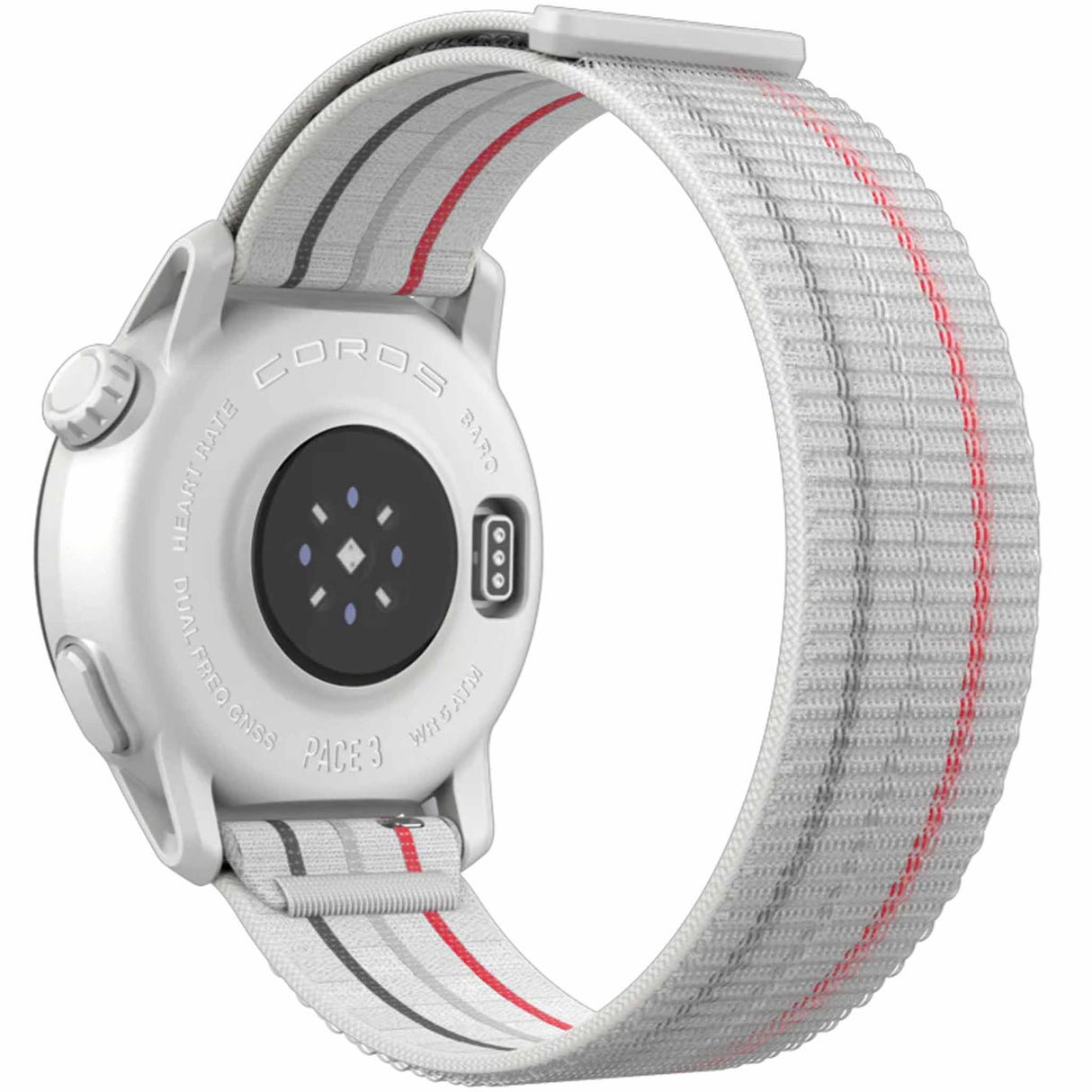 COROS Pace 3 montre GPS sport - Nylon / Blanc