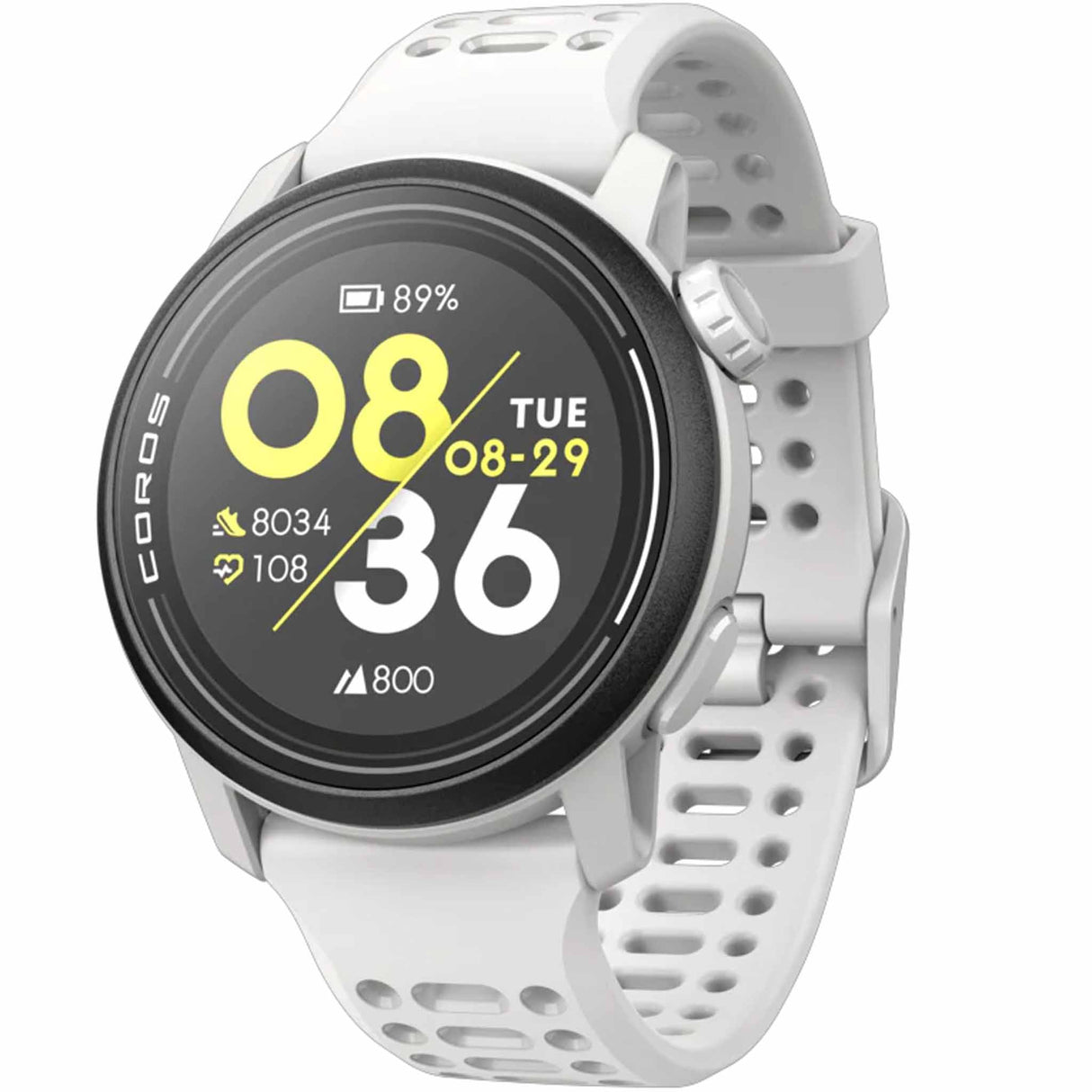 COROS Pace 3 montre GPS sport - Silicone / Blanc