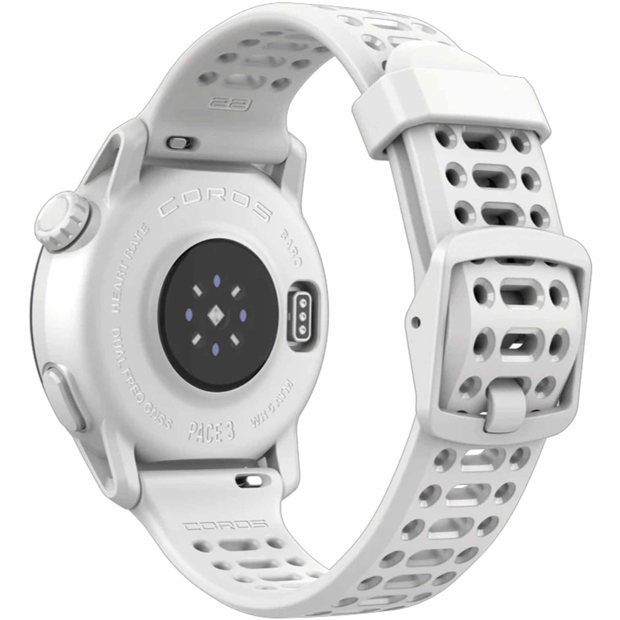 COROS Pace 3 montre GPS sport - Silicone / Blanc