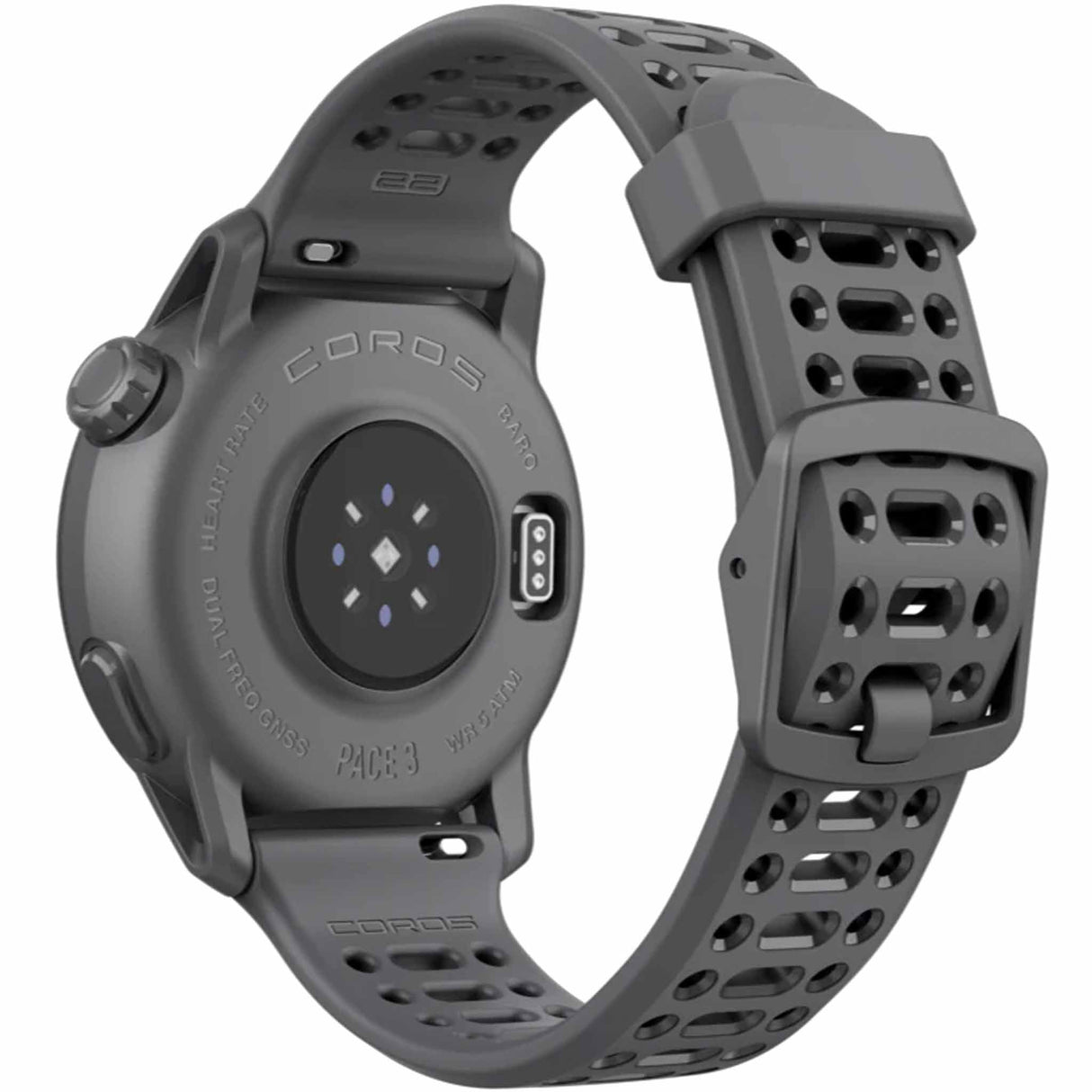 COROS Pace 3 montre GPS sport - Silicone / Noir