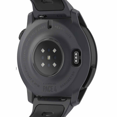 Coros Pace 4 GPS Sport Watch - Black / Silicone Band