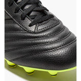 Diadora Brasil Icon LT+LP12 chaussures de soccer à crampons - Noir / Jaune Fluo