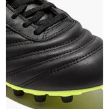 Diadora Brasil Icon LT T MDPU chaussures de soccer à crampons - Noir / Jaune Fluo