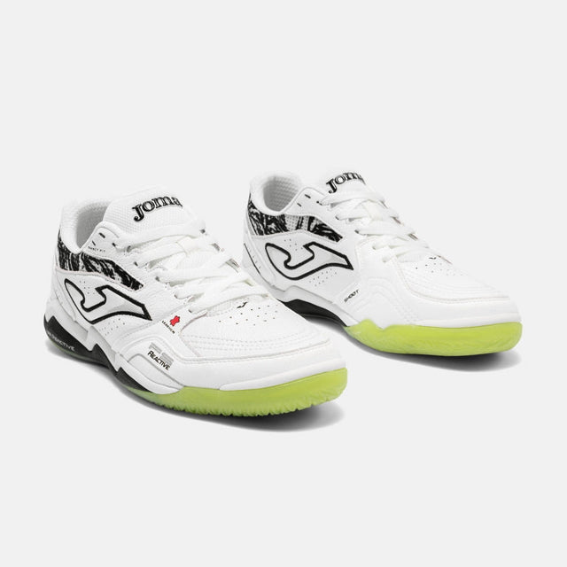 Joma FS Reactive 2602 chaussure de soccer intérieur blanc pour homme / Joma FS Reactive 2602 indoor futsal shoe white for men