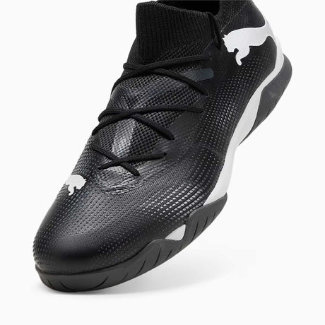 Puma Future 7 Match IT Futsal chaussures de soccer intérieur adulte pointe - Noir / Blanc