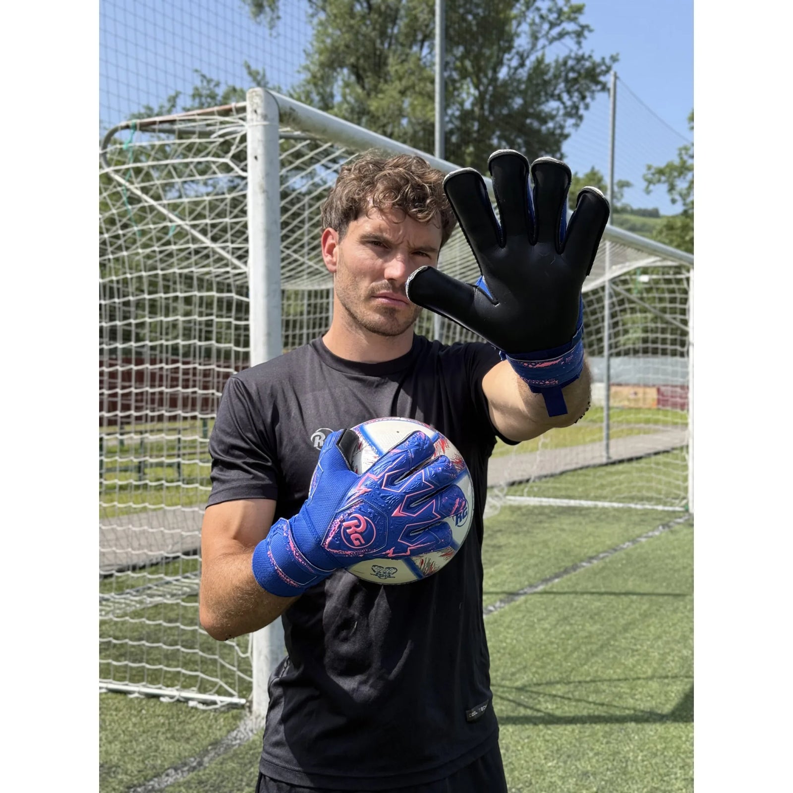 RG Snaga Galaxy 26/27 gants de gardien de but de soccer – vue 6