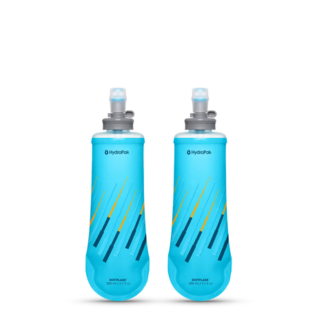 Hydrapak SoftFlask lot de 2 gourdes de 250 ml - Bleu HP