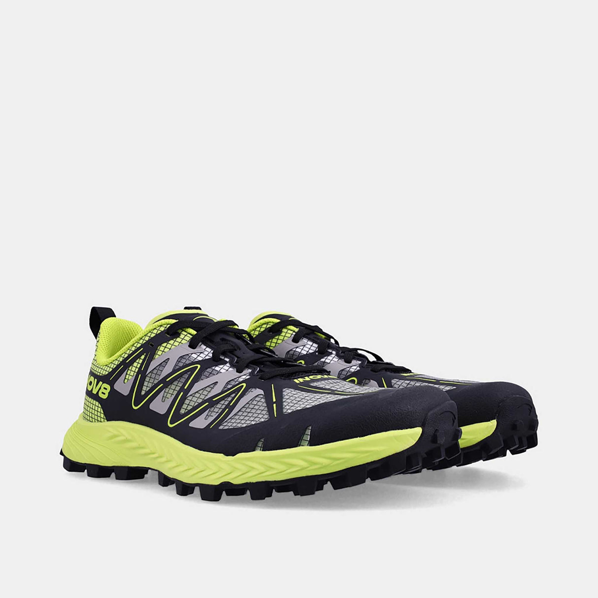 Inov-8 Mudtalon Speed V2 chaussure de course en sentier pour homme - Noir / Vert