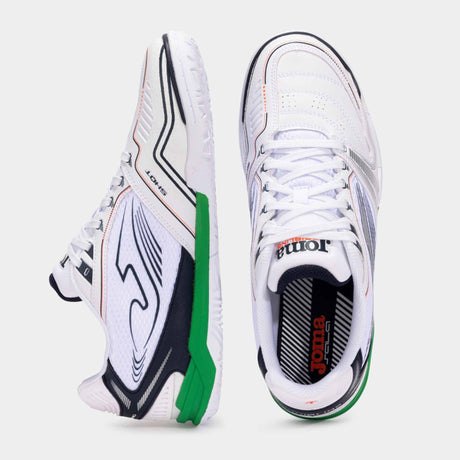 Joma Dribling 502 Futsal Indoor Soccer Shoes - White / Green