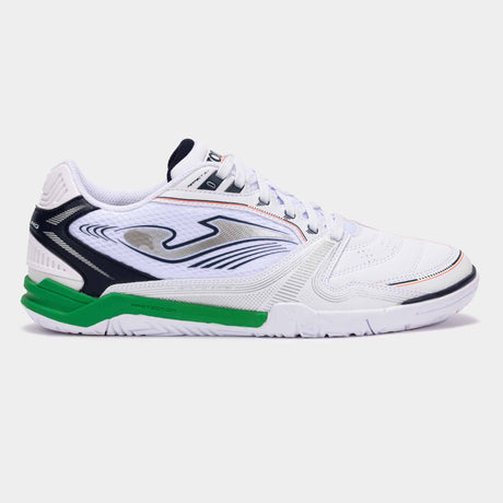 Joma Dribling 502 Futsal Indoor Soccer Shoes - White / Green
