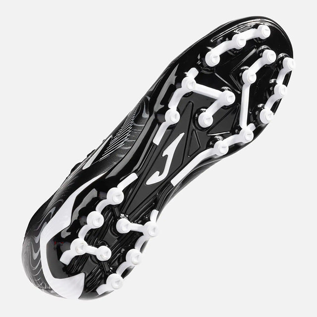 Joma Evolution JR 2501 AG Chaussures de soccer gazon artificiel pour enfants - Noir / Blanc