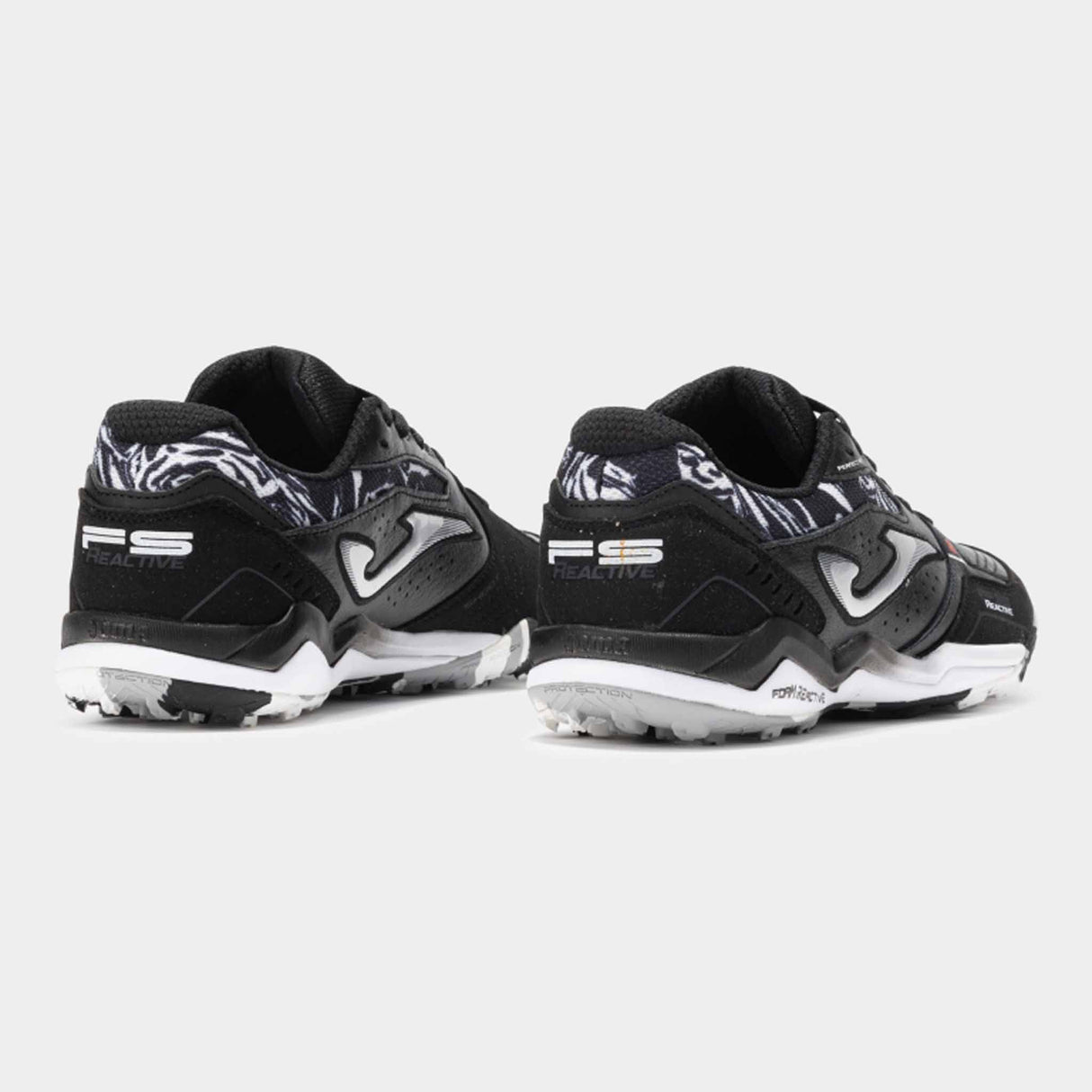 Joma FS Reactive 2501 Turf Soccer Shoes - Black / White
