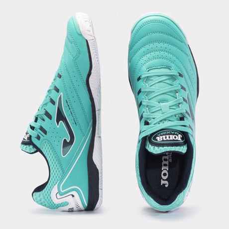 Joma Maxima Futsal Soccer Shoes - Turquoise / White