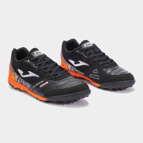 Joma Mundial 2501 Turf Soccer Shoes - Black / Orange
