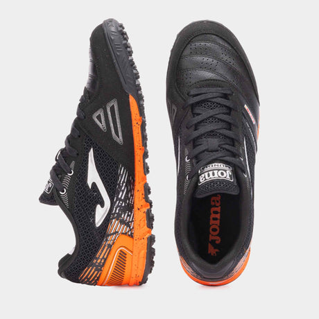Joma Mundial 2501 Turf Soccer Shoes - Black / Orange