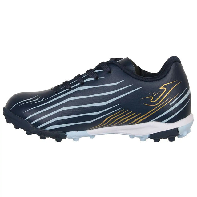 Joma Propulsion 2503 JR Turf chaussures de soccer pour enfant - Bleu/  Or