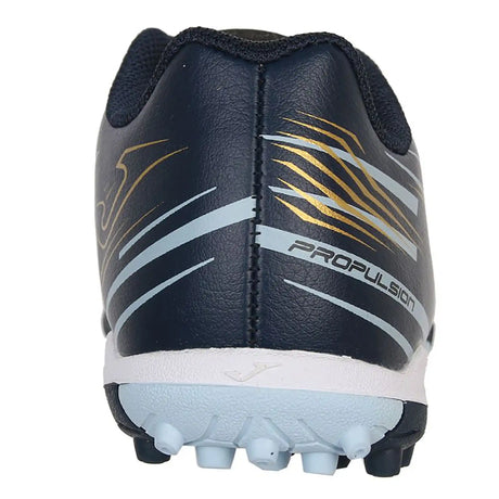 Joma Propulsion 2503 JR Turf chaussures de soccer pour enfant - Bleu/  Or