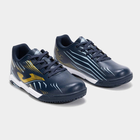 Joma Propulsion JR 2503 Futsal Indoor Soccer Shoes - Blue / Gold
