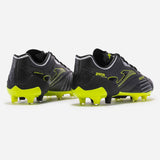 Joma Score FG chaussures de soccer à crampons adulte - Noir / Jaune