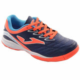 Chaussures de soccer interieur enfant Joma Toledo junior Futsal - Bleu Marine / Orange