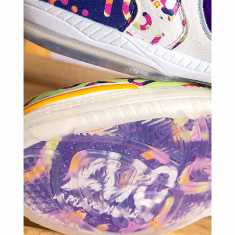 Joma Top Flex 2572 Amandinha Futsal Indoor Soccer Shoes - White / Purple