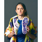 Joma Top Flex 2572 Amandinha Futsal Indoor Soccer Shoes - White / Purple