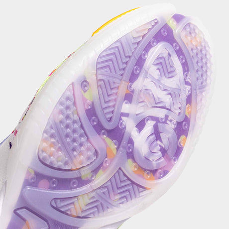 Joma Top Flex 2572 Amandinha Futsal Indoor Soccer Shoes - White / Purple