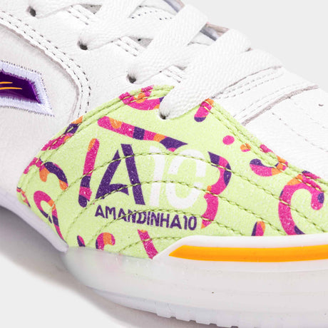 Joma Top Flex 2572 Amandinha Futsal Indoor Soccer Shoes - White / Purple