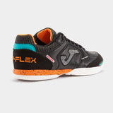 Joma Top Flex Futsal 2301 chaussure de soccer interieur - Noir / Orange