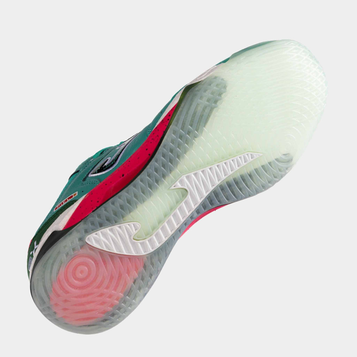 Joma Top Flex Plus 2515 Futsal Indoor Soccer Shoes - Turquoise / White