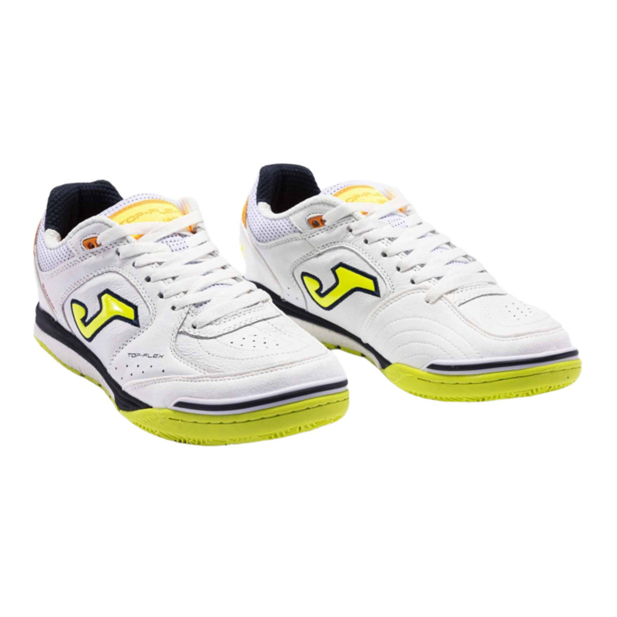 Joma Top Flex Rebound futsal chaussures de soccer interieur adulte - Blanc / Jaune