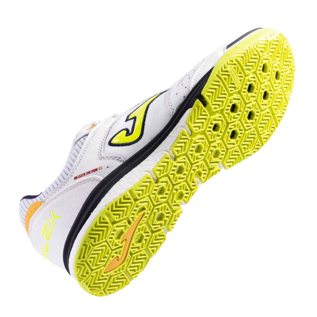 Joma Top Flex Rebound futsal chaussures de soccer interieur adulte - Blanc / Jaune