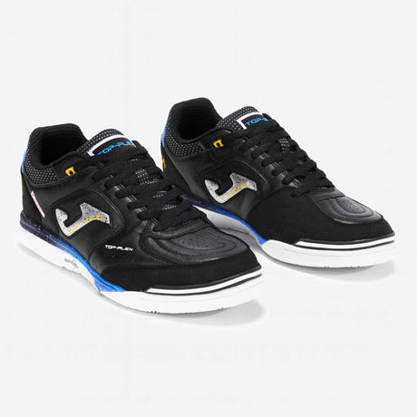 Joma Top Flex Rebound 2501 Futsal Indoor Soccer Shoes - Black / Blue / White