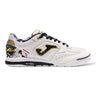 Joma Top Flex Rebound futsal chaussures de soccer interieur adulte - Blanc / Noir / Or