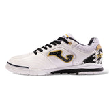 Joma Top Flex Rebound futsal chaussures de soccer interieur adulte - Blanc / Noir / Or