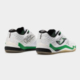 Joma Top Flex Ultimate 2502 Futsal Indoor Soccer Shoes - White / Green