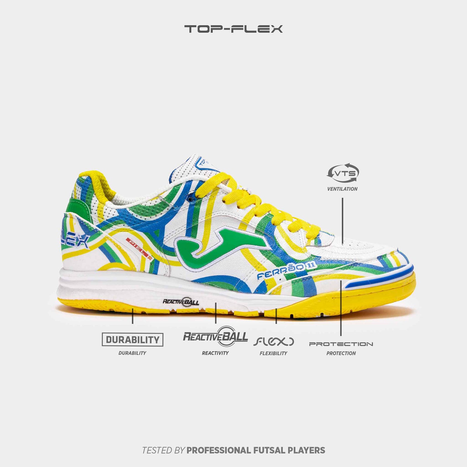 Joma Joma Top Flex Rebound Futsal 24 Ferrão chaussures de soccer interieur