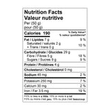 Krono Nutrition Energy Bars Chocolate & Espresso Nutrition Facts