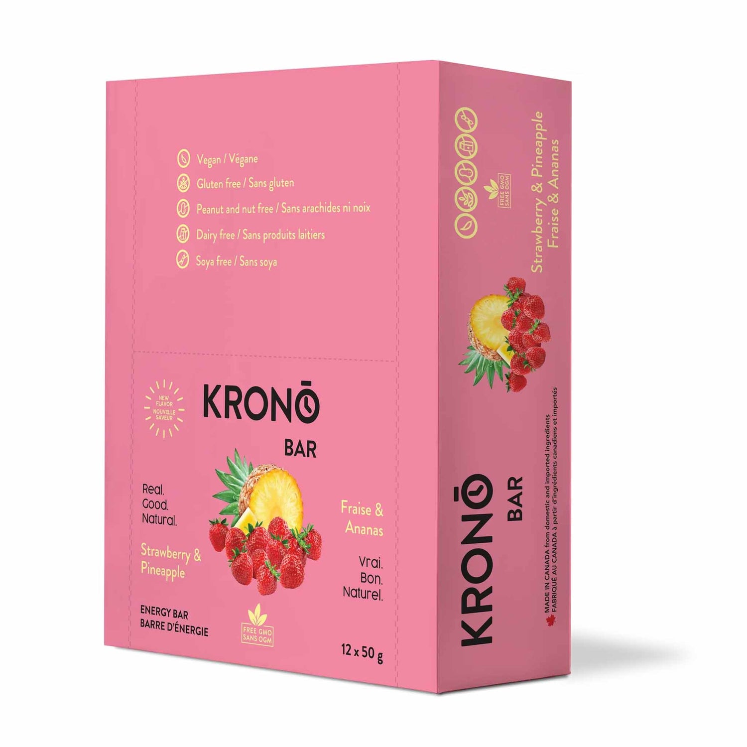 Krono Nutrition Krono Nutrition Barres énergétique fraises & ananas