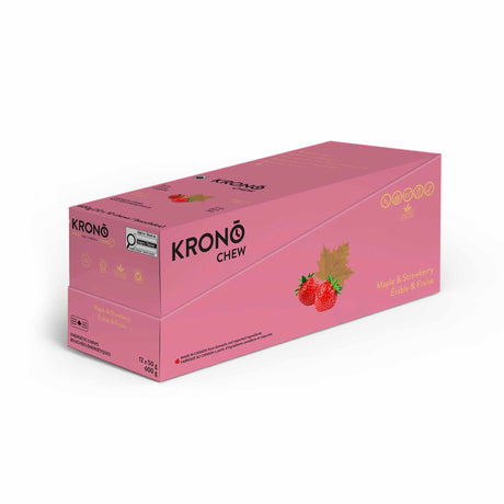Krono Nutrition Krono Nutrition Chews érable et fraise - Boîte de 12