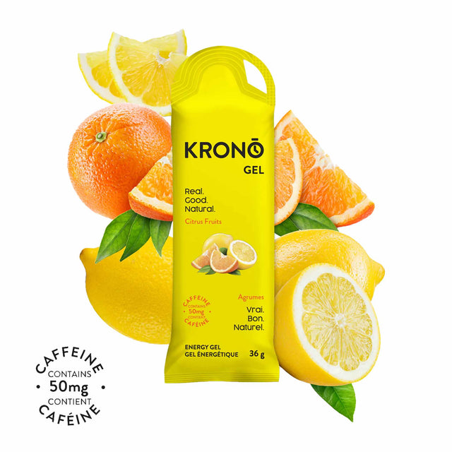Krono Nutrition Gel énergétique Agrumes - Boîte de 24