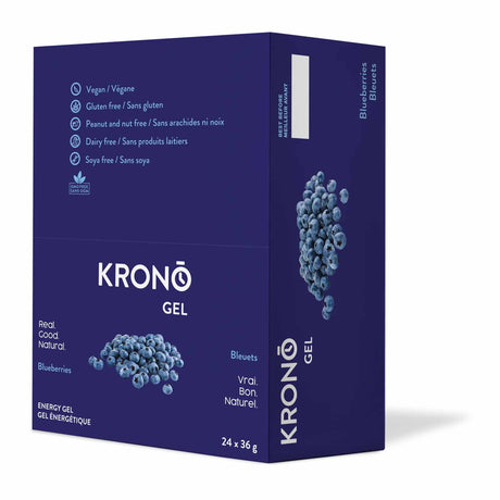 Krono Nutrition Gel énergétique Bleuets - Boîte de 24