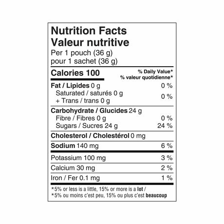 Krono Nutrition Gel énergétique Érable - Boîte de 24